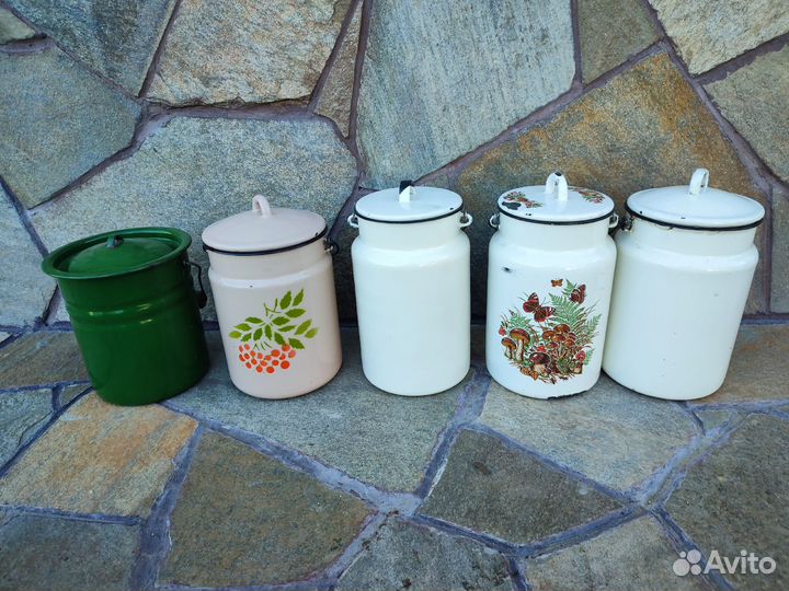 Бидоны эмалированные СССР