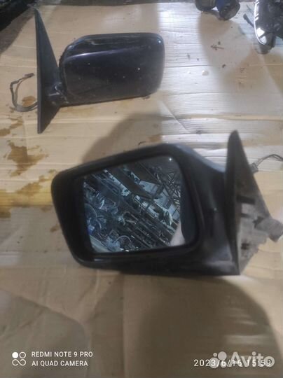 Левое зеркало бмв Е34 до рест