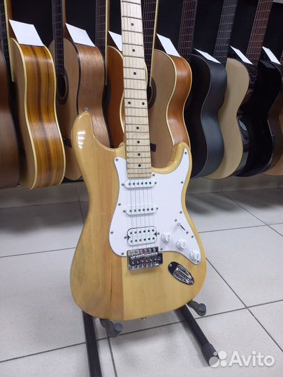 Электрогитара Натуральная с Хамбакером Новая
