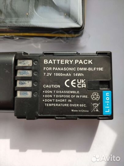 4 акб и USB зу DMW-BLF19 Panasonic GH5, GH4, G9