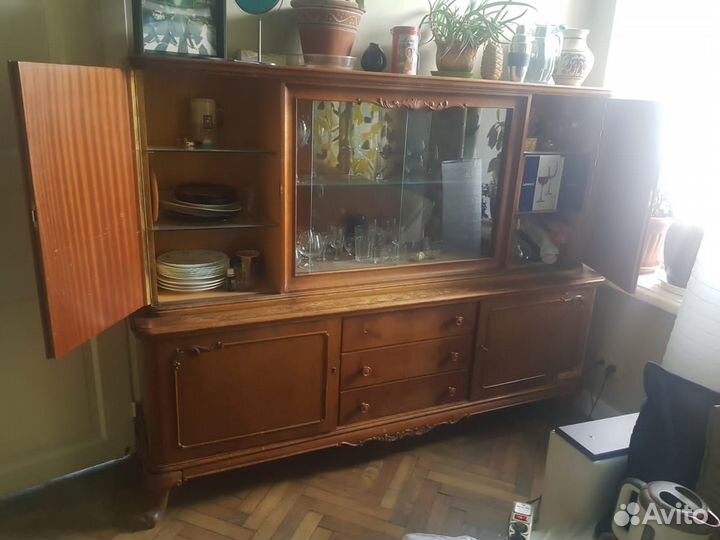 Винтажный дубовый буфет 60-е годы