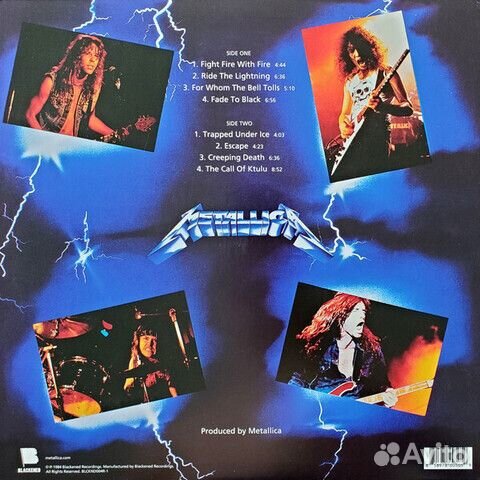 Metallica / Ride The Lightning (LP)