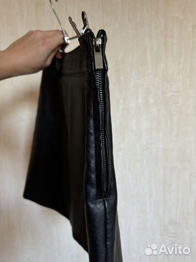 Кожаная юбка