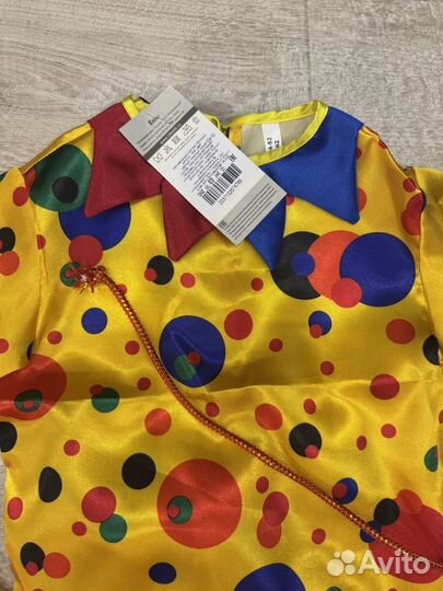 Новогодний костюм Петрушка новый 104-110