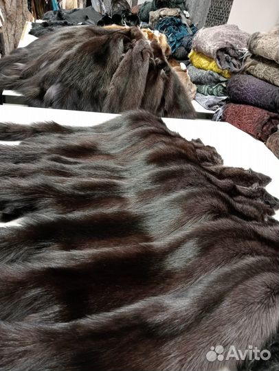 Шкурки фишер тонированный мех