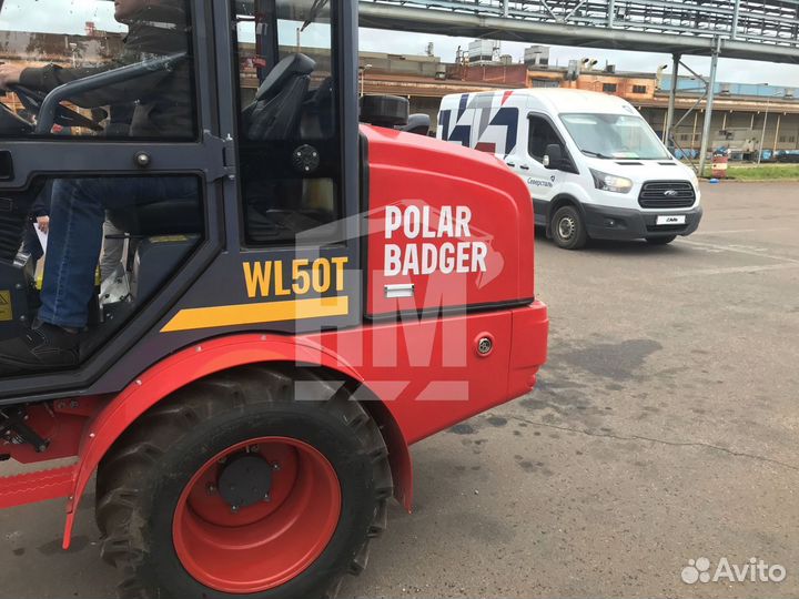 Мини-погрузчик Polar Badger WL50T, 2024