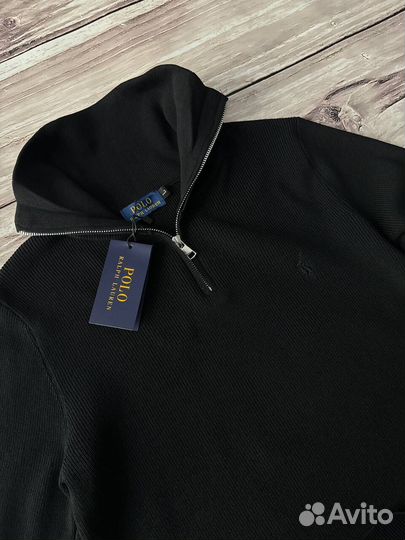 Свитер полузамок Polo Ralph Lauren черный