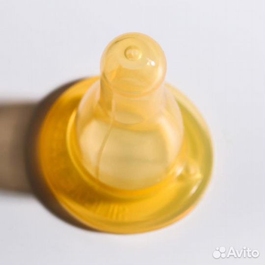 Соска силиконовая на бутылочку, от 6 мес - 1592990