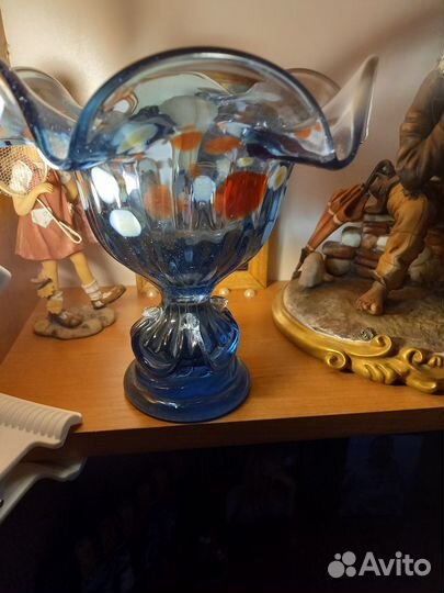 Ваза.Богемское стекла