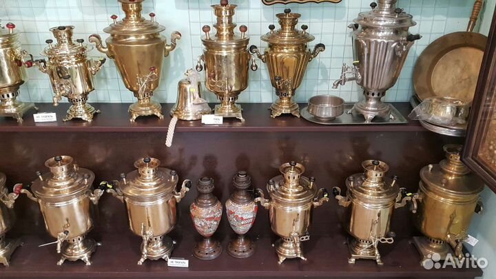 Самовар на дровах реставрация гравировка покупка