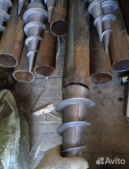 Литые наконечники для винтовых свай