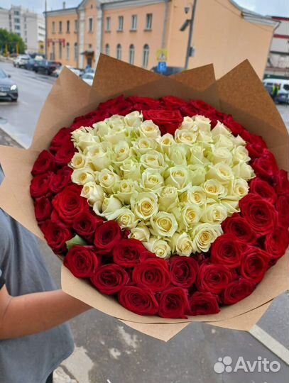 101 роза 51 роза цветы