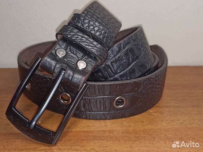 Мужской кожаный ремень