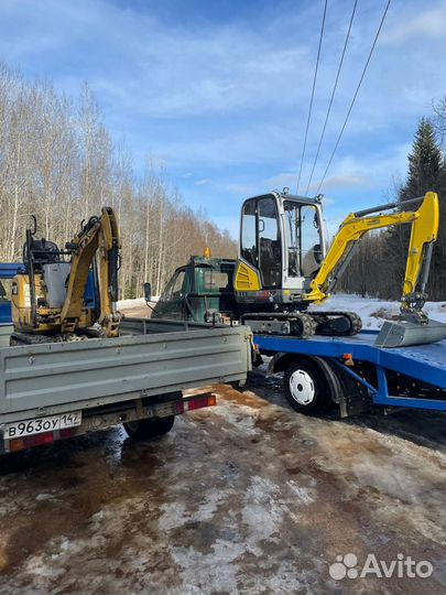 Услуги мини экскаватора