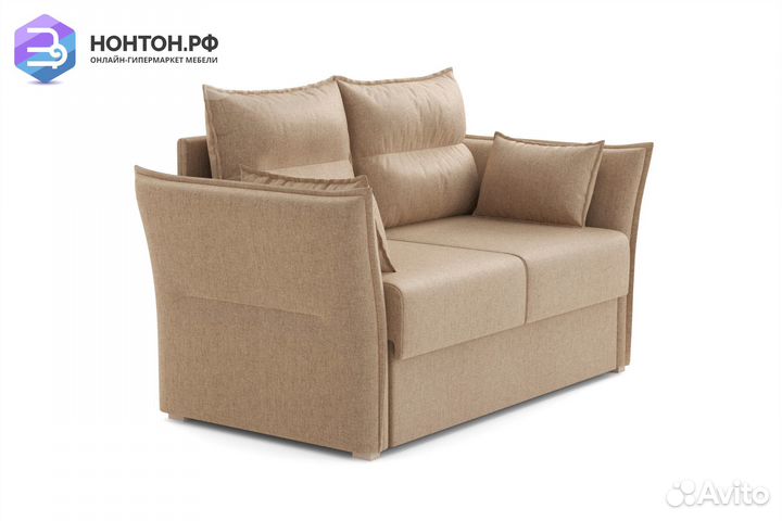 Диван 2-х местный Бруклин темно-бежевый