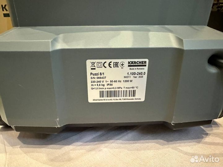 Пылесос Karcher Puzzi 8/1