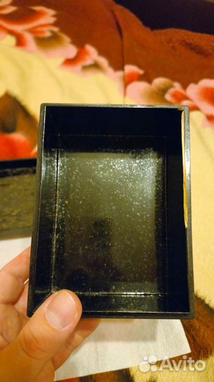 Винтажная шкатулка из папье маше