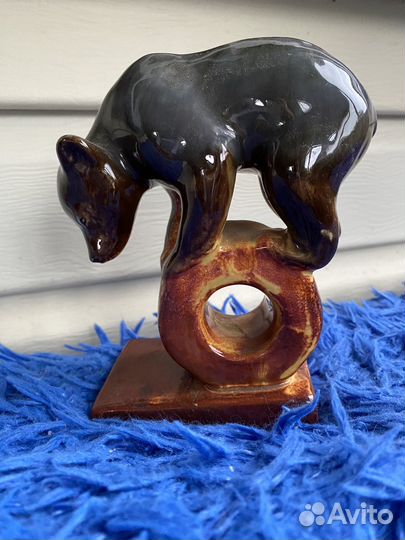 Статуэтка медведь цирковой. зик. Склейка