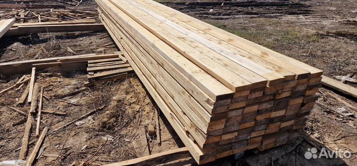 Доска обрезная 50х150х6000 ГОСТ