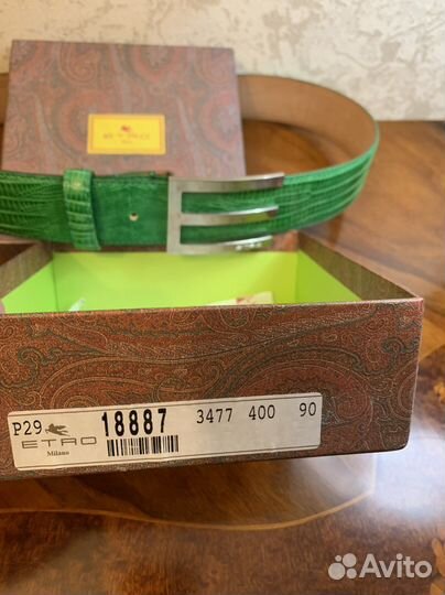 Ремень женский кожаный Etro Италия Оригинал