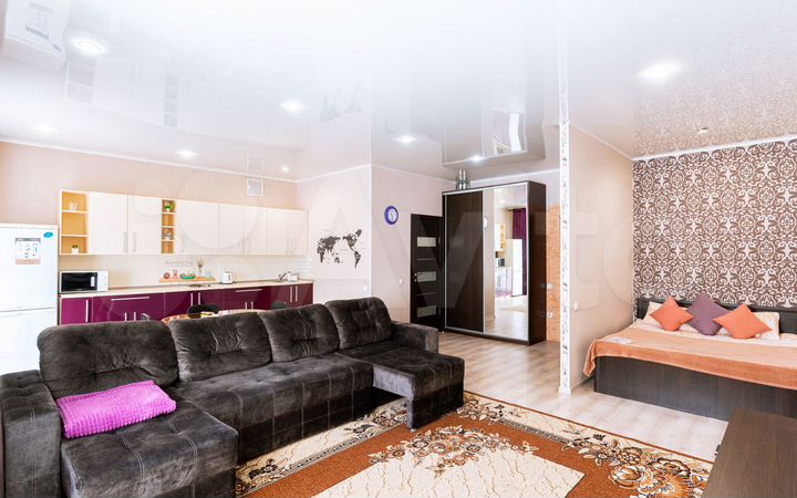 Квартира-студия, 44 м², 1/9 эт.