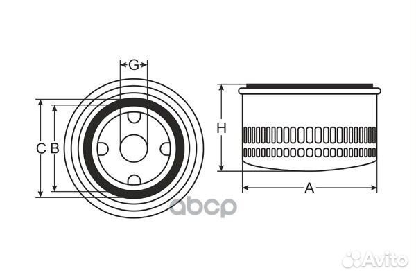 Фильтр масляный SCT SM125 SM125 SCT