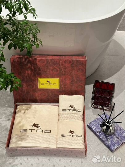 Набор махровых полотенец Etro Италия Оригинал