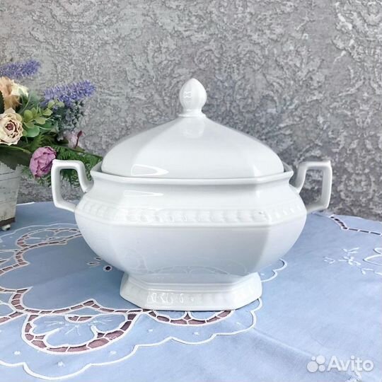 Супницы старинные, террин винтаж, Англия, Германия