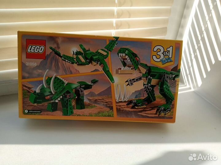 Lego Creator динозавр лего