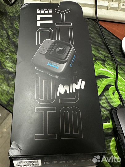 GoPro hero11 Black Mini, 27.6мп, 5312x4648, 1500 м