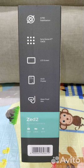 Экшн-камера AC Robin ZED2 черный