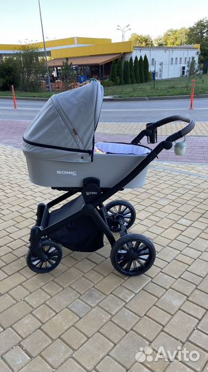 Коляска 3 в 1 Verdi Sonic Soft (светло-серая)