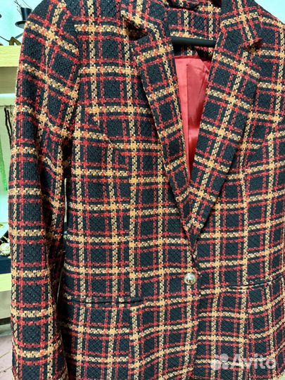 Пиджак в клетку