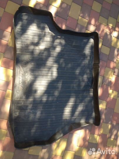 Коврик в багажник hyundai accent