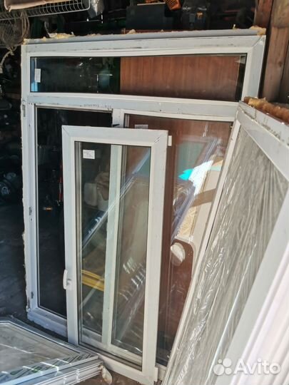 Окна пластиковые пвх с новостройки, в пленке