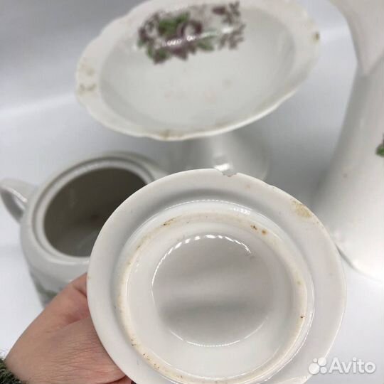 Фарфоровый набор посуды, дфз