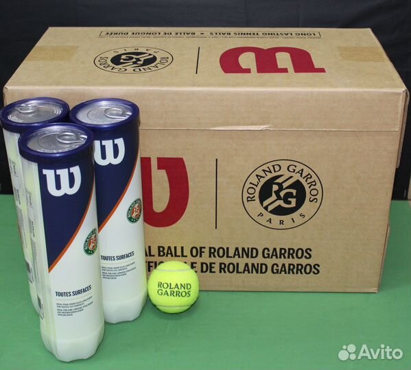 Теннисные мячи Wilson Roland Garros All Court 18*4