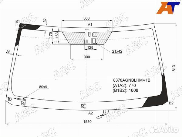 Стекло лобовое lexus LX570