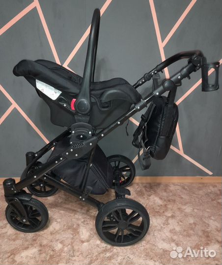 Коляска 3 в 1 Indigo Mio+F