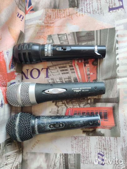 Микрофон динамический бу