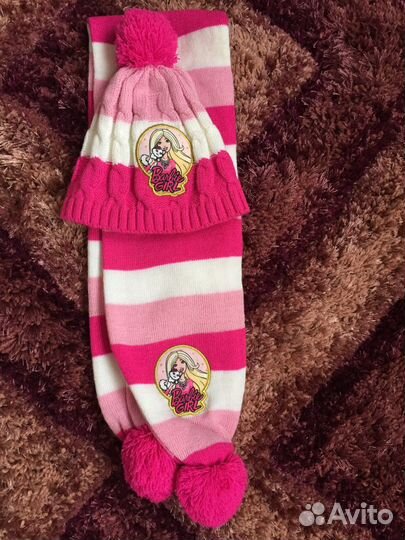 Комплект шапка, шарф