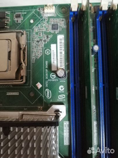 Материнская плата с процессором