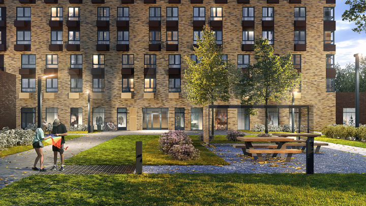 Квартира-студия, 25,5 м², 22/33 эт.