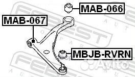 Сайлентблок задний рычага подвески перед прав