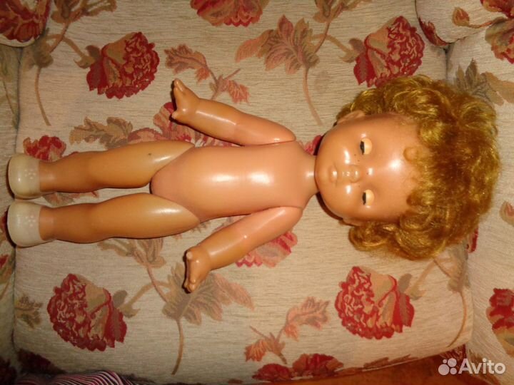 Кукла СССР Антошка с клеймом