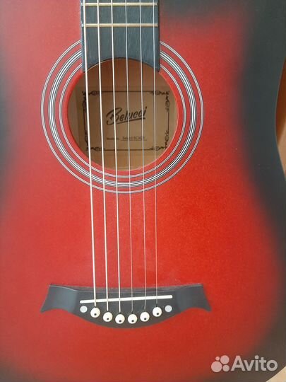 Акустическая гитара с чехлом