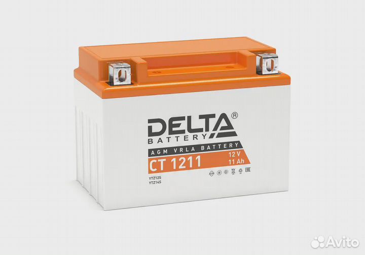 Аккумуляторная батарея delta CT 1211 150х87х110, 0
