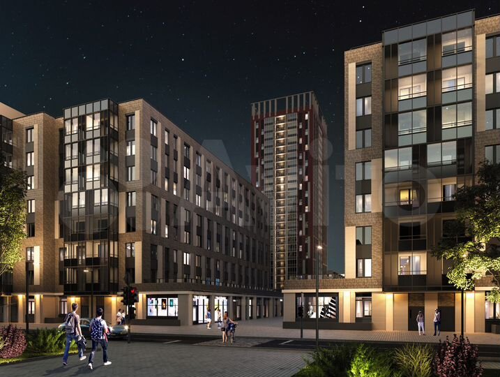 3-к. квартира, 84,4 м², 8/8 эт.