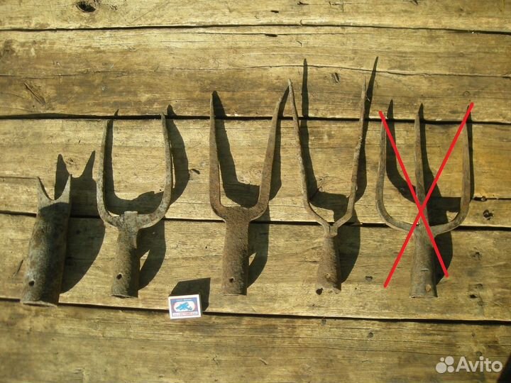Вилы четырехрогие трезубец двузубки самовывоз