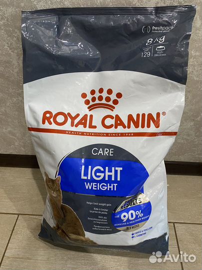 Корм для кошек Royal Canin Light Weight 8кг
